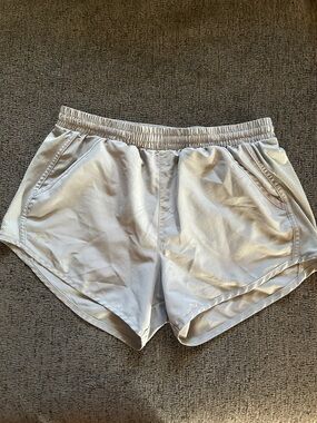 Light Gray Under Armour Athletic Shorts